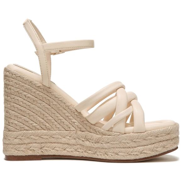 Circus Sam Edelman Women Irene Ankle Strap Espadrille Sandals US 8.5M White - Picture 3 of 8